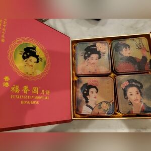 Fuxiangyuen Moon Cake Set Of Geisha Tins